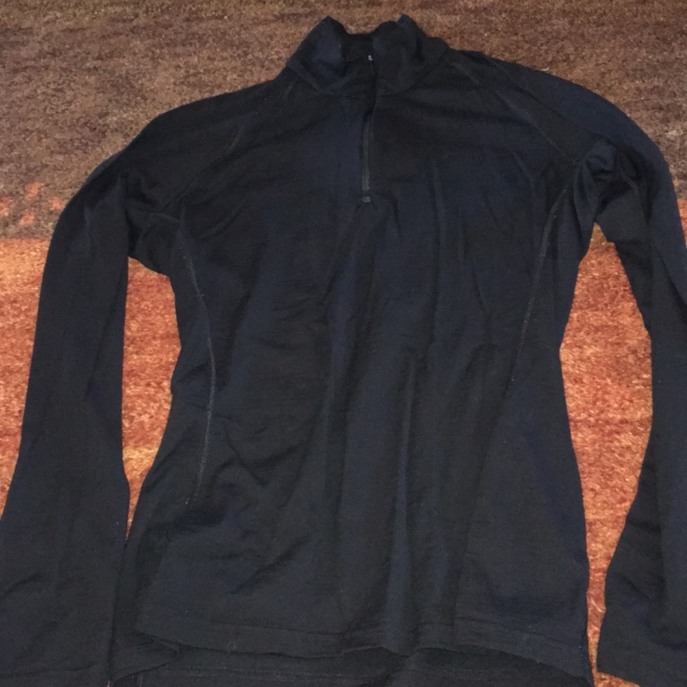 Zip up black long sleeve